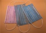 Fluid Resistant Face Medical Mask 3 Layer Easy Breathing Protective