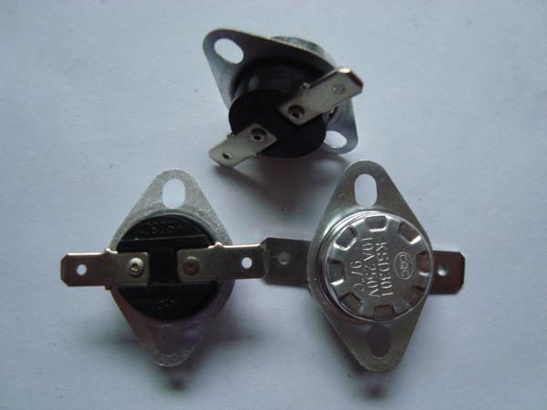250V/10A cheap prices normal opened ksd301 bimetal thermostat UL VDE RoHS for
