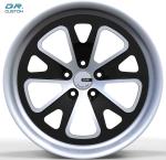 Aluminum Custom 2 Piece Wheels ET30 5-114.3 22 Inch Gloss Black Rims