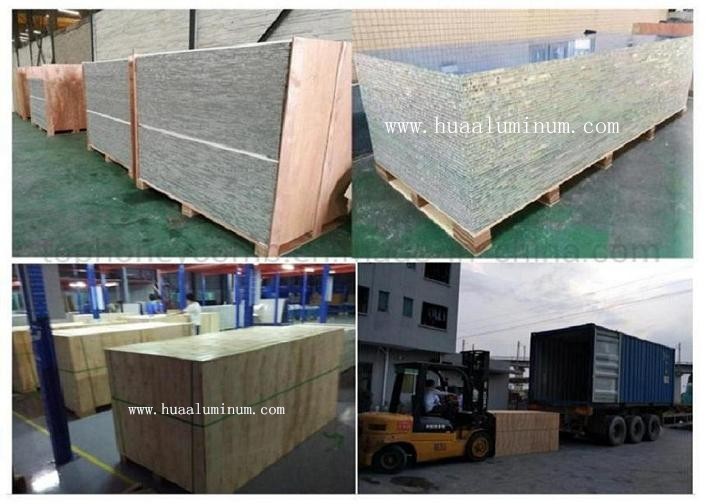 OEM Yellow Aluminum Honeycomb Core Panel , 4ft Aluminum Honeycomb Sheet