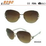 New arrival and hot sale of metal sunglasses, UV 400 Protection Lens