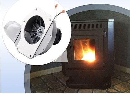 65W 115V Draft Inducer Blower Motor Pellet Stove Exhaust Fan