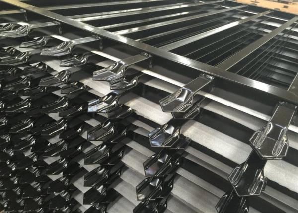 High Security Spear Top Powder Coated Garrison Fence Panels for Boundary School