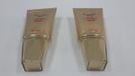 Golden Coating Aluminum Barrier Flat Oval Tube With Transparent PMMA Cap