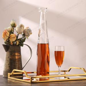 Wholesale Hot Stamping Wine Bottle 500ml 700ml Vodka Glass Bottle for Wine Liquor Whisky Spirits from china suppliers