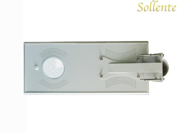 Integrated Led Solar Street Light / Solar Panel Garden Lights With Aluminum