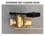 MARINE SEWAGE TREATMENT BRONZE SOUNDING SELF CLOSING VALVE FH-65 (ACB / T3778