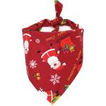 Washable Adjustable Plaid Dog Bandanas Cotton Checkered Dog Triangle Bandana