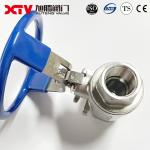 Chemical Industry Stainless Steel Ball Valve with Round Handle and High Pressure