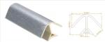 PVC Skirting Wrapped Waterproof Cladding MDF Skirting Board For Office Building