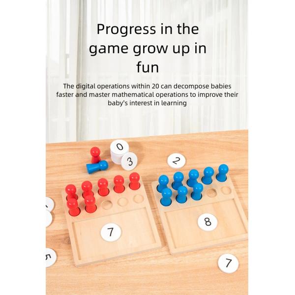 Cpc Ce En71 Digital Addition Subtraction Early Education Cards Preschool Math Enlightenment Teaching Aids