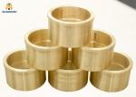 2 Pieces Of Oil Immersed Sintered Bronze Bushing Alloy Casing Stable Performance