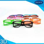 Fireworks Party 3D Diffraction Glasses Plastic Frame Wholesale LOGO printed