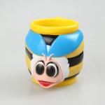 Custom 3D Animal Shaped Soft PVC Mug, Cartoon design cup, Promotion Cup, Fashion