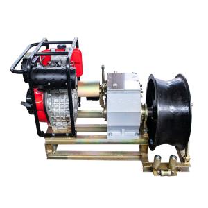 Wholesale 5 Ton Single Drum Winch with Gasoline Engine from china suppliers