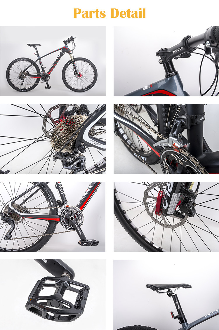 Tianjin manufacture High quality 27.5" OEM carbon MTB with Shimano or Sram 30 speed to exercise