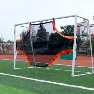 Wholesale Foldable Football Goal Nets 8X24 Black Orange Football Rebound Net from china suppliers