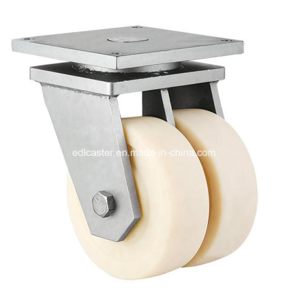 Customization Edl Extra Heavy Duty 10" 5000kg Plate Swivel PA Caster Wheel 95110