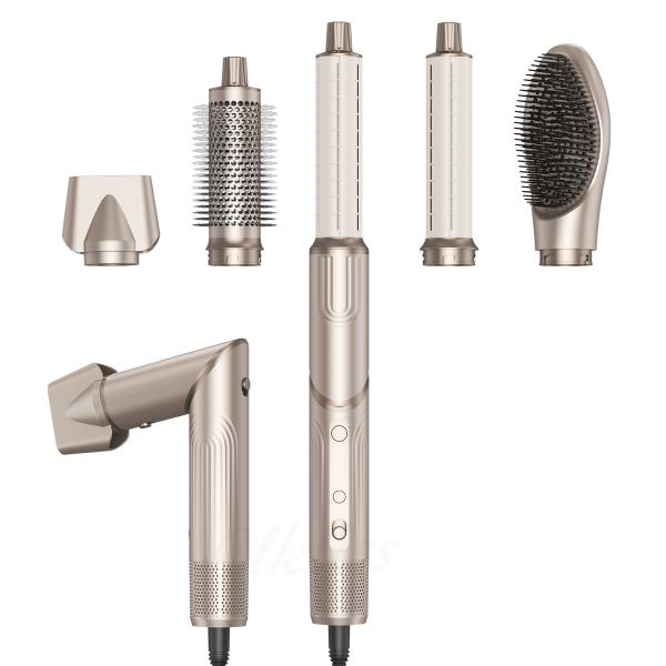 5 in 1 Foldable Hair Dryer Brush Wind Blow High-Speed Turbo Blow Dryer Brush