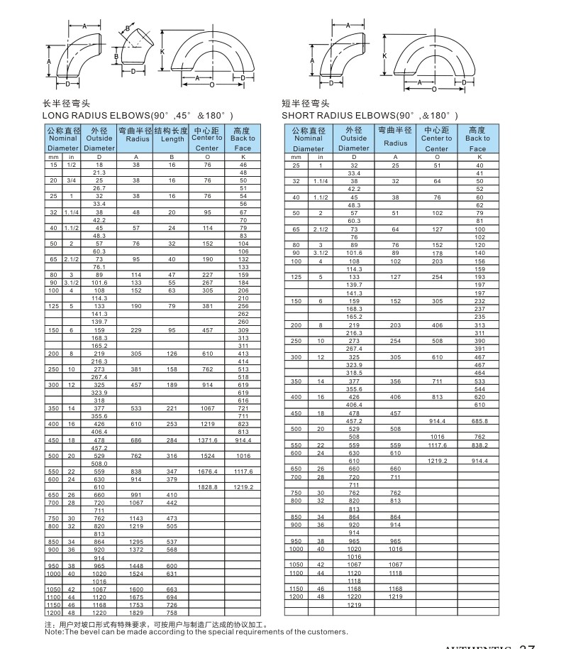 Sch 40 Seamless Steel Pipe Elbow 304L SS321 90 Degree LR Butt Welded