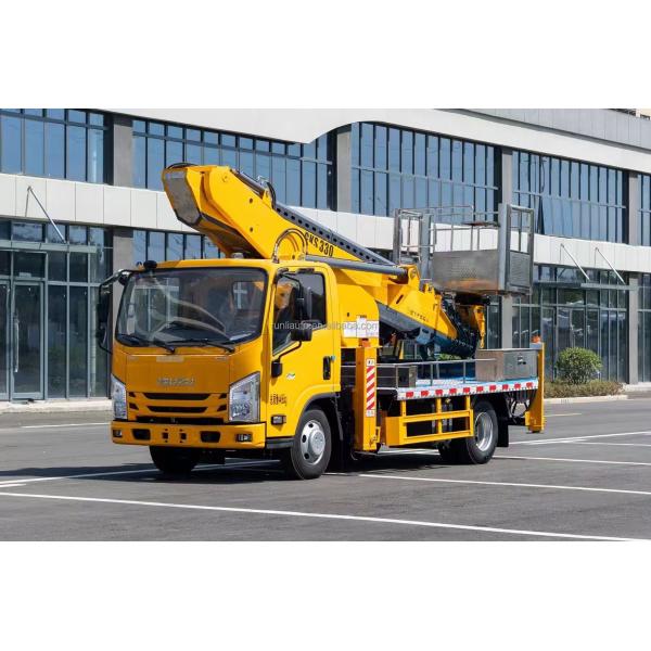 Factory ISUZU Customized Telescopic Hydraulic Boom Bucket Aerial Work Platform Truck High Altitude Operation Truck