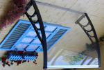 Waterproof Polycarbonate Patio Canopy , PC Door Canopy Awning Ain Shelter