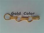 Golden Aluminium Chain Door Fly Screen Curtain / Chain Insect Door Curtains