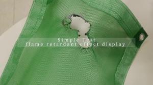 Wholesale PVC Fireproof Mesh Sheet For Site Construction from china suppliers