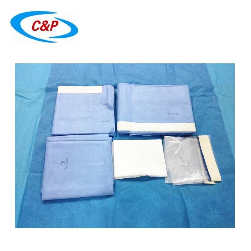 CE ISO13485 Certified Disposable SMS Urology Surgical Pack For Infection Control