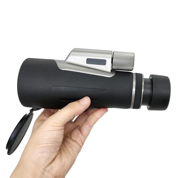 12X56 High Power Monocular Telescope With Smartphone Holder Tripod BAK4 Prism Dual Focus