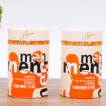 Eco Friendly Cardboard Paper Tube Packaging Box Cylinder For Socks T Shirt