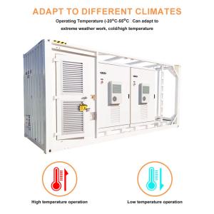 Wholesale 500kW 1MW Lithium Battery ESS Solar Energy Battery System Container 1 MWh 2 MWh For Commercial from china suppliers