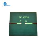 ZW-7676-2V High Quality Poly Epoxy Sealed Solar Panel 2V Renew Solar Battery