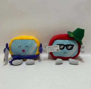 Wholesale Customizable 14cm Red And Yellow Cable Car Mascot Plush Dolls from china suppliers
