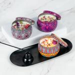 Handmade Ornament Aromatherapy Candle With Dried Flower Decoration