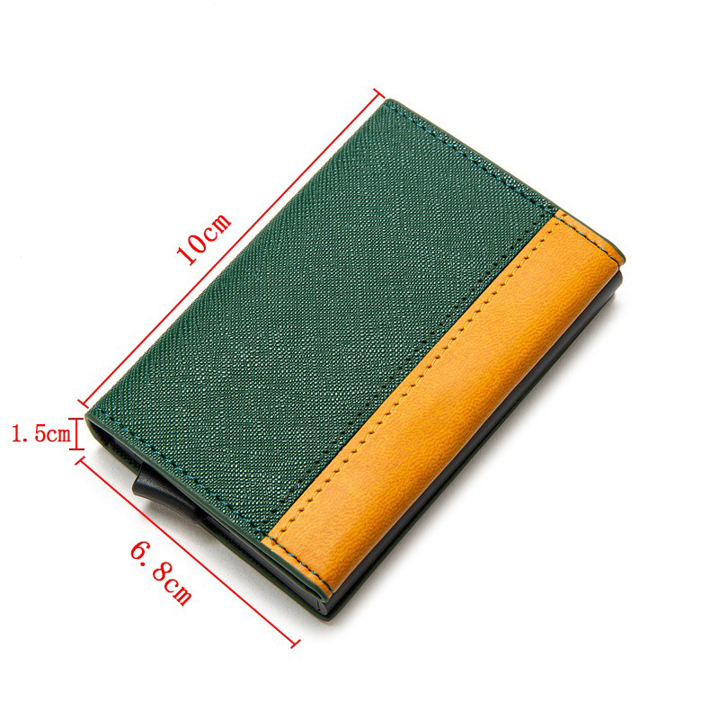 Top Loaders Sports Card Holder Men's Wallet with Pop-Up RFID Protection and Fashion Style