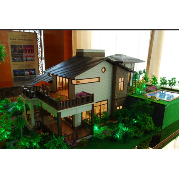 CAD Drawing Exterior Building 3D Model , Commercial Modern Architecture Model