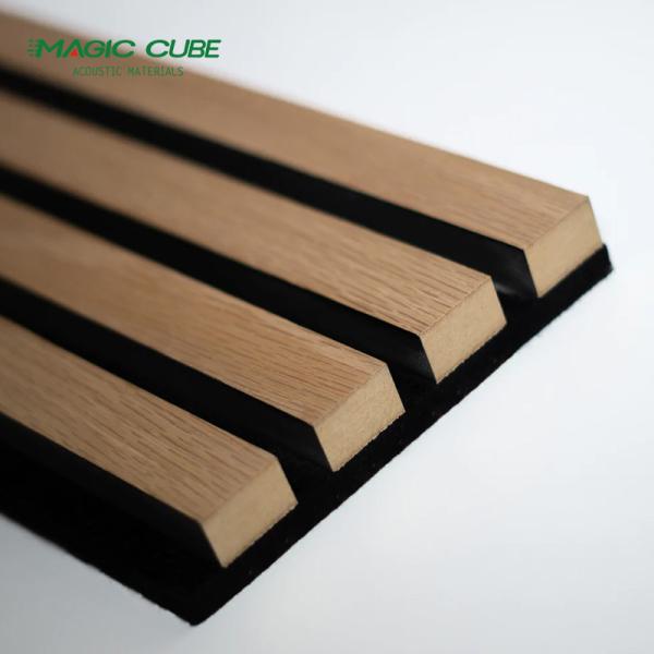 Sound Absorbing Wood Panels for Interior Wall and Ceiling Decoration in Living