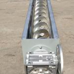 Stainless Steel Silo Cement Screw Conveyor Machine Spiral For Powder