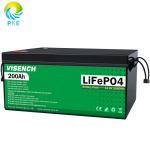 Visench Direct factory 12V 24V 100Ah 120Ah 200Ah Deep 6000 Cycles Solar battery
