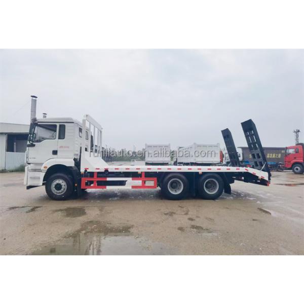 Shacman New Condition 10ton 6x4 Manual Excavator Hauling Truck diesel Flat Bed Truck