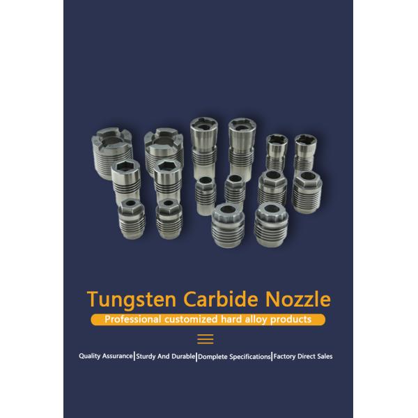 12.7mm Pore Diameter YG8 Tungsten Carbide Nozzle for PDC Bits with A02 Porosity and Black Color
