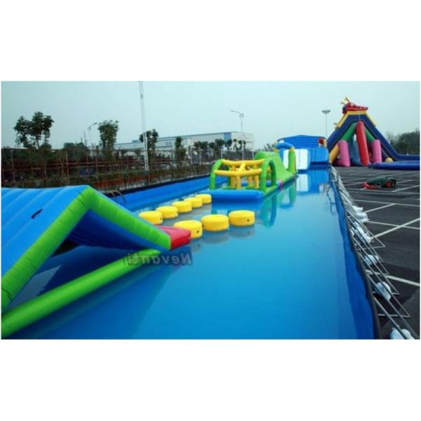 Giant Land Inflatable Pool Water Slide for Kids and Adults 5-6km/h Roaming Speed