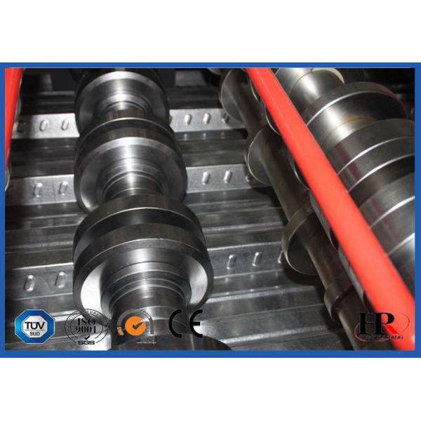 GI Steel Metal Deck Roll Forming Machine With Movable Control Box