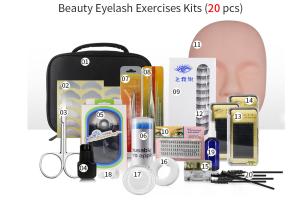 Wholesale Factory Price Eyelashes Extension Practice Exercise Set, Professional Head Model Lip Makeup Eyelash Grafting from china suppliers