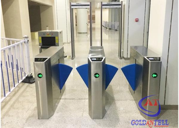 Stainless Steel Electrical gate turnstile entrance Fingerprint Access Control