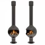 European Style Indoor Freestanding Ceiling Mounted Stove Wood Burning Fireplace