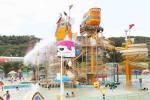 Exciting family water park in giantic waterhouse with different style waterslide