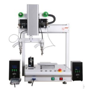 Wholesale XHL-H331S desktop 3-Axis double head automatic soldering machine from china suppliers