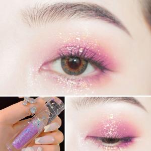 Wholesale Pearlescent Waterproof Gold Glitter Eyeshadow GMPC Certification from china suppliers